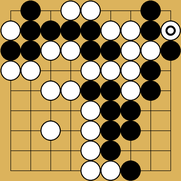 Tournament Game: 9x9 Open League #80 (109427) R:1 (mickydint Vs B_b_b_b ...